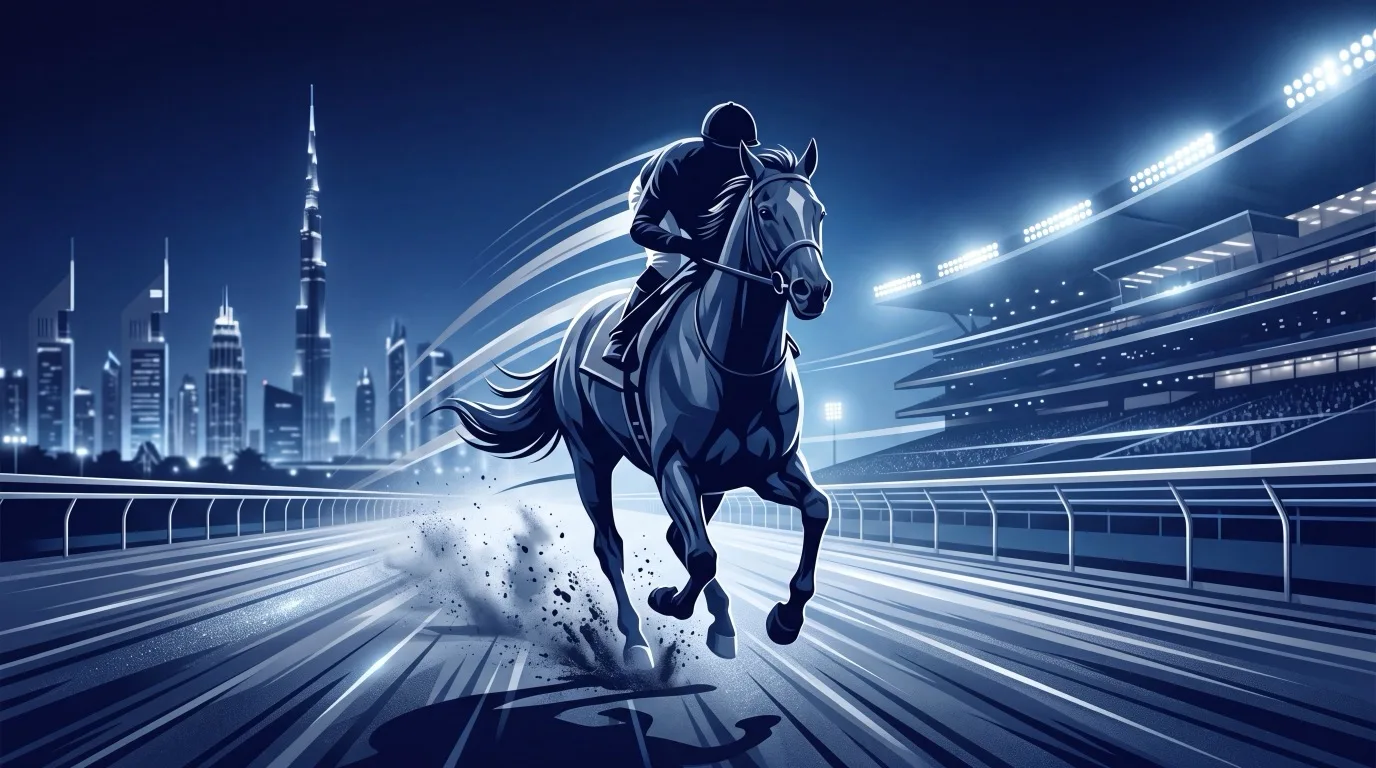 ドバイワールドカップ・ドバイのメイダン競馬場・ダート2000mのイメージ