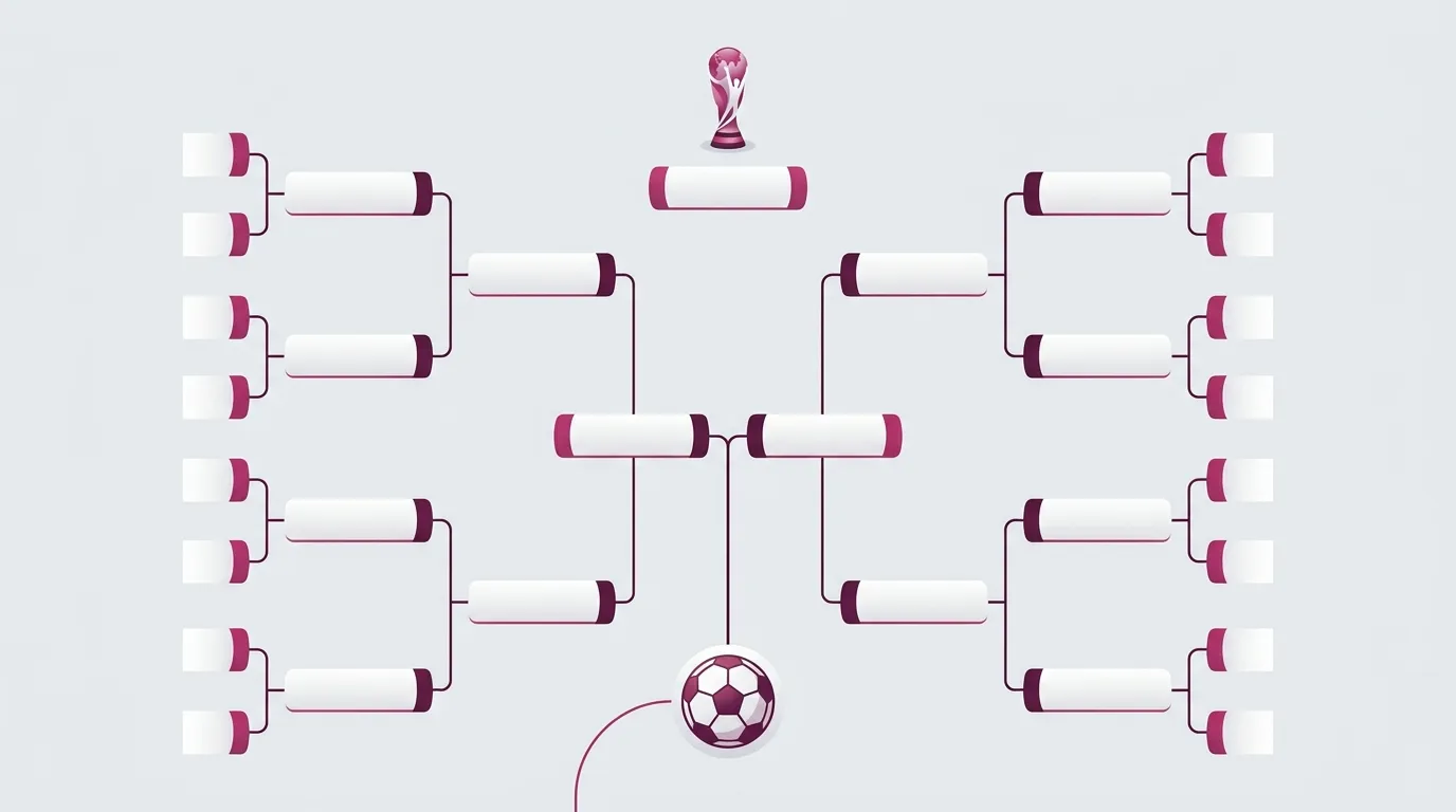チャンピオンズリーグの決勝トーナメント(ノックアウト)のイメージ