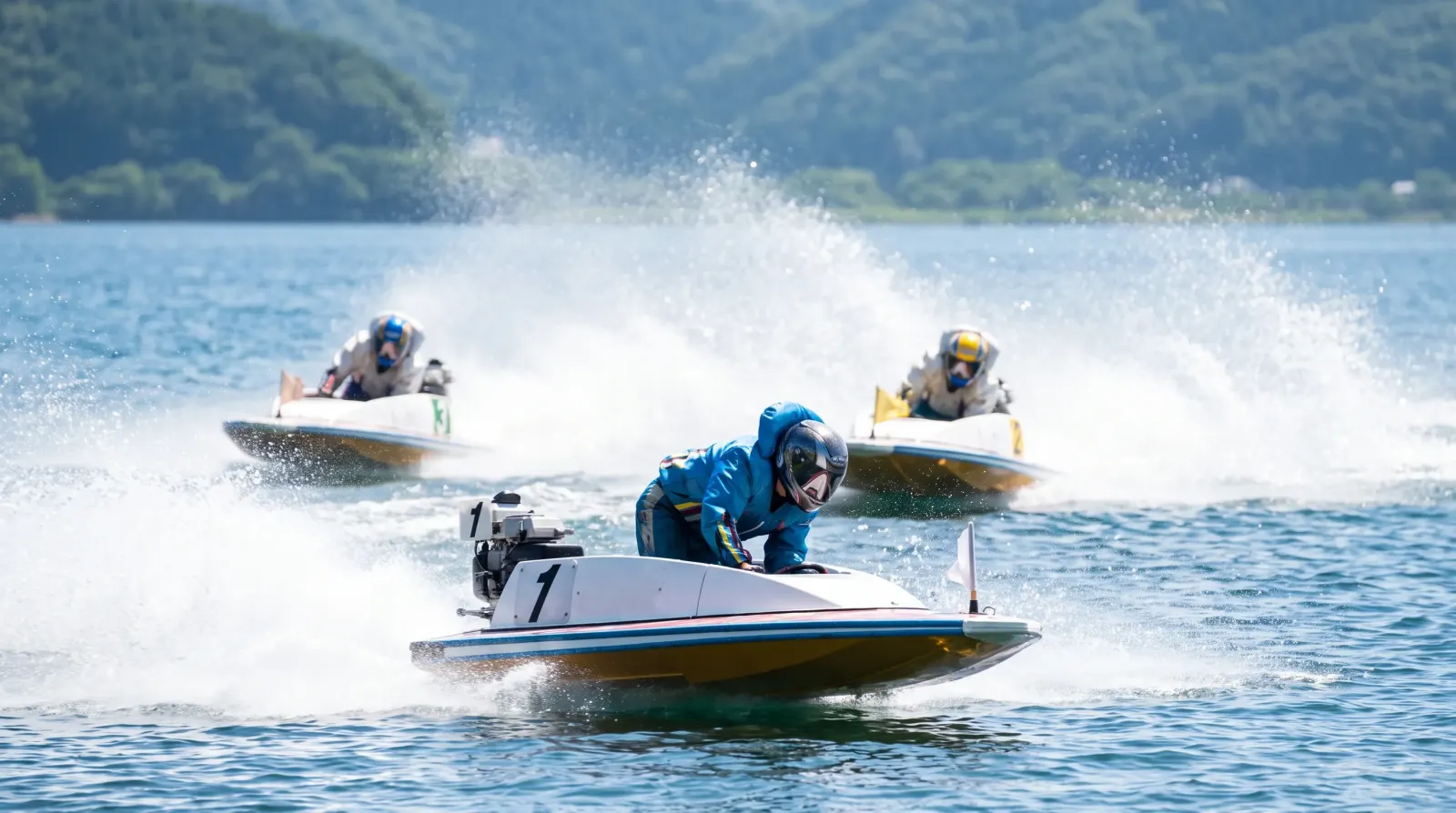 真夏の琵琶湖で行われるオーシャンカップ（SG）のイメージ