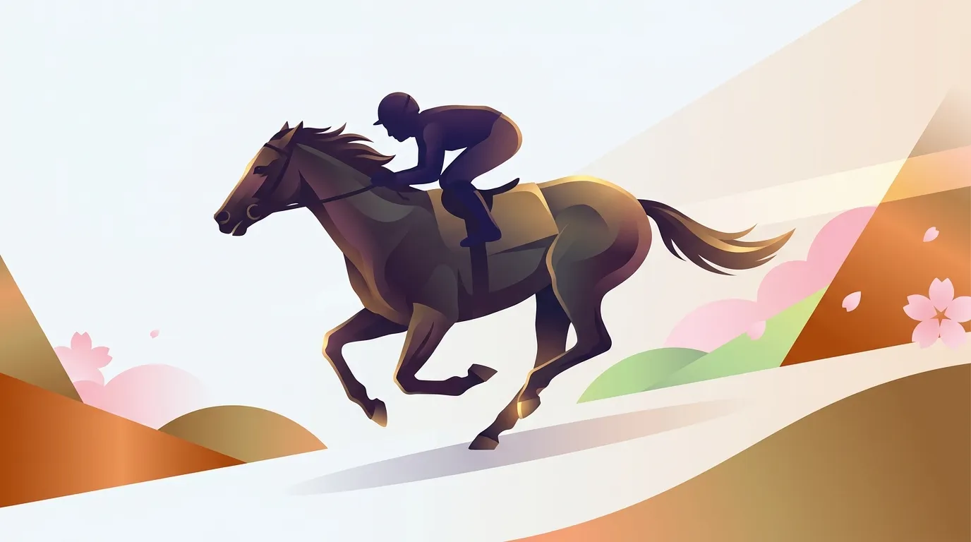 大阪杯（春古馬三冠の第1戦）・阪神競馬場の芝2000mのイメージ
